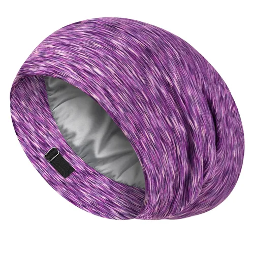 Miniatura 8 de LULUSILK Gorro de Dormir con Forro de Seda de Morera, Se Acabó el Cabello Encrespado y Enredado, Envoltorio de Cabello de Seda que se Mantiene