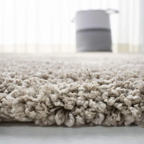 Miniatura 4 de SAFAVIEH Hudson Shag Collection - Alfombra decorativa de 2 x 3 pies, color beige y marfil, diseño moderno de enrejado, no desprende pelusa