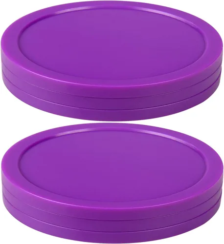 Miniatura 2 de Discos de hockey de aire de 3 1/4 pulgadas, paquetes de objetivos de tamaño completo, accesorios de repuesto para mesas de juego (6 piezas)