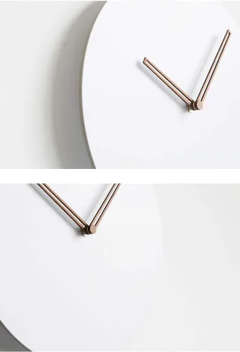 Reloj de pared moderno de madera, minimalista y elegante, agujas de nogal, mecanismo de cuarzo silencioso, materiales de calidad hechos de MDF y