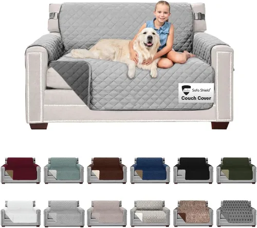 Miniatura 99 de Sofa Shield - Funda para sillón reclinable con correa patentada, protector de cojín, funda reversible diseñada en EE. UU. resistente a manchas