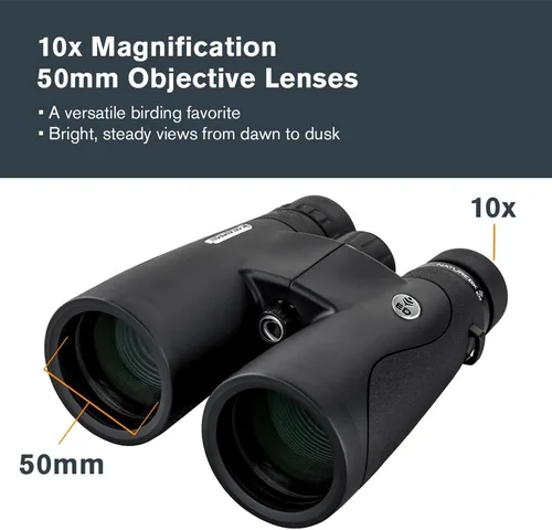 Miniatura 2 de Celestron Nature DX ED - Binoculares prémium de 10 x 50 pulgadas, lentes de objetivo de dispersión extrabajas, binoculares para exteriores y aves