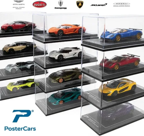 Miniatura 3 de PosterCars - Escala 1:64 Koenigsegg Jesko Absolut Sweet Madarin Hypercar League Colección No.5