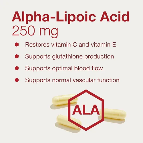 Miniatura 4 de PROTOCOL FOR LIFE BALANCE Ácido alfa lipoico 250mg 90 cápsulas vegetales