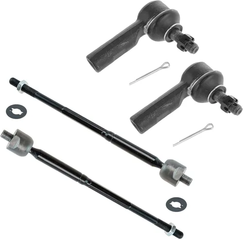 Miniatura 100 de TRQ Juego de barras de acoplamiento delanteras interiores y exteriores de 4 piezas compatible con Jeep Cherokee 1991-2001 y Comanche 91-92