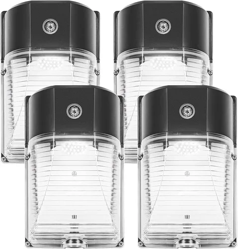 Cinoton - Paquete de luces LED de pared, 26 W, 3000 lm, 5000 K (resistente al agua IP65), 100 – 277 Vac, 150 – 250 W MH/HPS, repuesto para Bronce