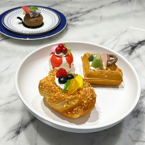 Miniatura 4 de Frutero de cerámica cuencos de cerámica para encimera de cocina, cuencos decorativos grandes de 10 pulgadas para decoración moderna del hogar