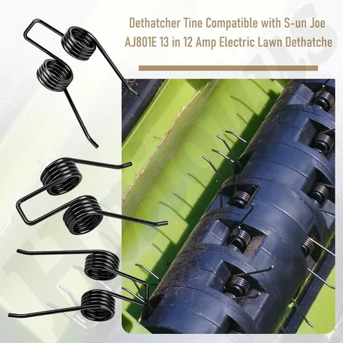 Miniatura 2 de Paquete de 27 dientes Dethatcher compatibles con S-un Joe AJ801E de 13 pulgadas, 12 amperios eléctrico para césped