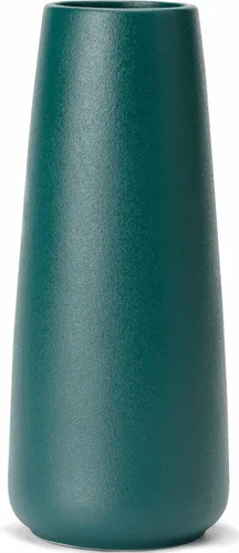 Miniatura 26 de Jarrón de cerámica beige – Florero neutro de 8 pulgadas para decoración del hogar, jarrón bohemio blanco roto, jarrones crema para flores, jarrones