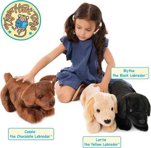 Miniatura 6 de TigerHart Blythe Black Lab - Peluche de 12 pulgadas