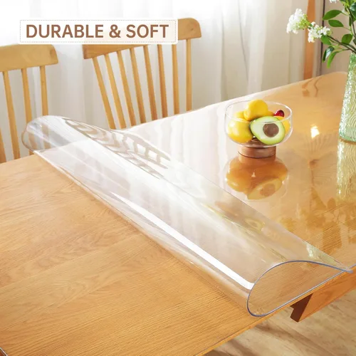 Miniatura 2 de Warmstar Protector de Mesa Transparente - 2mm de Grosor, 12 x 36 Pulgadas, Mantel de Mesa, Alfombrilla de Escritorio para Mesa de Café, Comedor