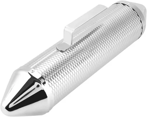 Miniatura 6 de Alomejor Guiro de metal, instrumento de percusión de acero inoxidable duradero con sonido fuerte con raspador para profesores de música