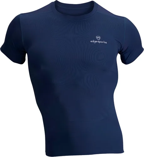 Camiseta de compresión para hombre Camiseta de entrenamiento de manga corta Camiseta deportiva transpirable de secado fresco para deportes, yoga y