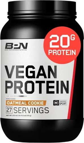 Miniatura 6 de BARE PERFORMANCE NUTRITION Proteína vegana, proteína a base de plantas, proteína de guisante, proteína de sandía y proteína de calabaza