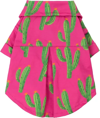 Miniatura 19 de Fitwarm Camisa hawaiana para perro con aguacate, ropa divertida de verano para perros pequeños, niños y niñas, acogedor atuendo con cuello