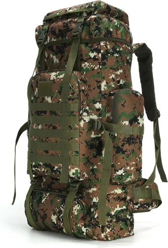 Miniatura 18 de King'sGuard 70L Camping Hiking Backpack for Men Women Large Military Tactical Backpack Molle Rucksack Backpack for Outdoor Caqui