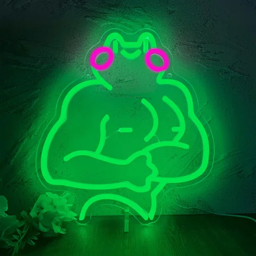 Miniatura 12 de manimo Ocean World Luces de Neón de Ojo de Buey, Letreros de Neón LED de Ojo de Buey Bajo el Mar para Decoración de Pared, Luz Nocturna USB