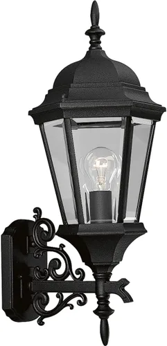 Miniatura 8 de Progress Lighting P5683-31 Welbourne Outdoor, 9-1/2 pulgadas de ancho x 18 pulgadas de alto, negro
