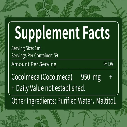 Miniatura 7 de Gotas líquidas de corteza de Cocolmeca, suplemento de extracto de hierbas naturales para desintoxicación corporal, apoyo de limpieza corporal