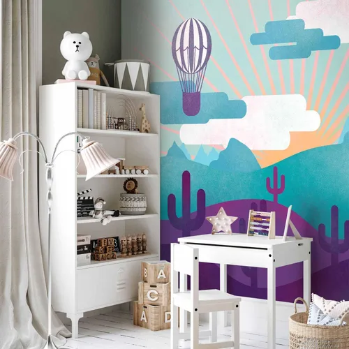 Miniatura 5 de artgeist Mural de pared para niños, 173 x 124 pulgadas, papel tapiz autoadhesivo removible, gran adhesivo, decoración de pared, diseño de globos, #05