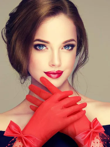 Miniatura 6 de Geyoga 3 pares de guantes de encaje con lazo de leopardo para mujeres y niñas, elegantes guantes cortos de seda, guantes de fiesta de té para cenas