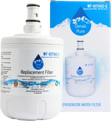 Filtro de agua de repuesto para refrigerador Whirlpool ED25UEXHT00 - Compatible con cartucho de filtro de agua para refrigerador Whirlpool 8171413,