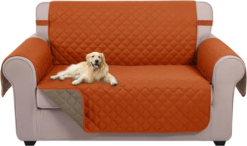 Miniatura 82 de U-NICE HOME Funda de sofá reversible para perros con correas elásticas, resistente al agua, protector de muebles para mascotas, funda de sofá