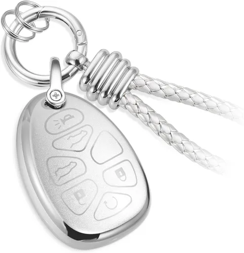 Miniatura 38 de para Cadillac - Funda para llavero con cuerda trenzada metálica, funda suave mejorada para 2020 en adelante CT4 CT5 CT6 XTS XT4 XT5 ATS, etc.