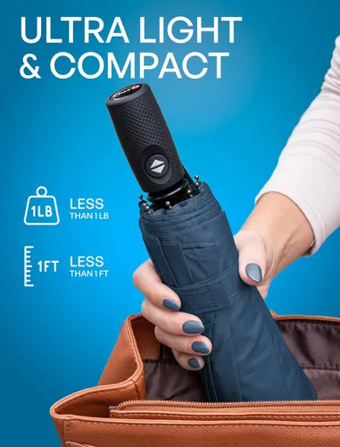 Miniatura 4 de REPEL Windproof Travel Umbrella - Compact & Withstands Winds up to 85MPH , Strongest Premium Auto Folding Umbrella for Rain and Sun - Durable, Light