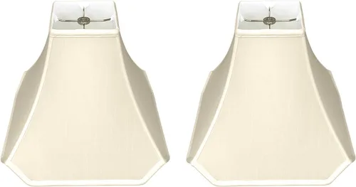 Miniatura 9 de Royal Designs Pagoda Basic - Pantalla para lámpara, color beige, 4 x 10 x 9 pulgadas