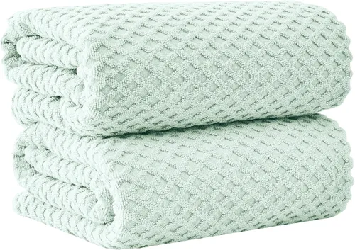 Miniatura 38 de Great Bay Home - Toallas de mano 100% algodón blanco, 6 toallas de baño suaves para manos, altamente absorbentes y de secado rápido, colección