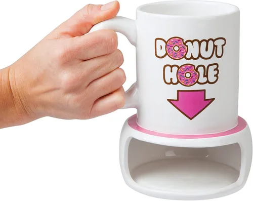 Miniatura 2 de Taza con agujero para donut, de Bigmouth Inc