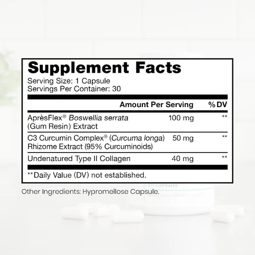 Miniatura 2 de Pure Therapro Rx Boswellia, curcumina y colágeno tipo II Suplemento de salud articular Fabricado en los Estados Unidos Cuidado