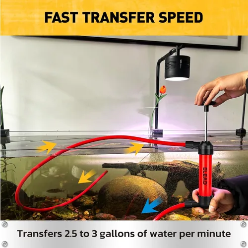 Miniatura 6 de Bomba de sifón de transferencia de fluido para gasolina, Bomba de transferencia de líquido multiuso, Bombas de sifón de combustible y aceite, Bombas