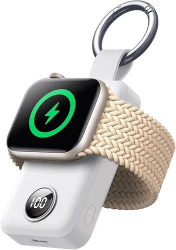 Miniatura 8 de JOYROOM Cargador inalámbrico portátil de 2000 mAh compatible con Apple Watch Series 11/10/9/8/7/6/5/4/3/2/1/SE/UItra 3/UItra 2/Ultra, cargador Negro