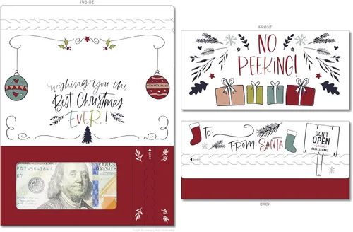 Miniatura 57 de Tarjeta de boda, con dos aperturas de tira para desgarrar, con ventana de plástico transparente que deja ver dinero, cheques o tarjetas de regalo