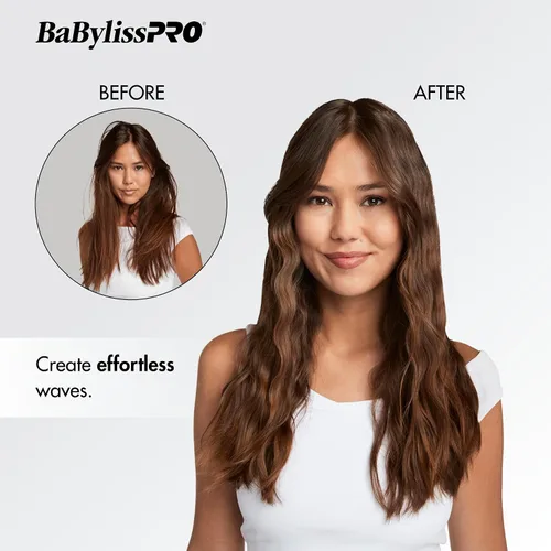 Miniatura 5 de BabylissPRO Porcelana cerámica triple barril Waver, negro