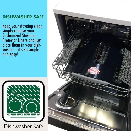 Miniatura 4 de Revestimientos protectores de estufa compatibles con estufas Whirlpool, cocinas de gas Whirlpool, personalizadas, revestimientos de fácil limpieza