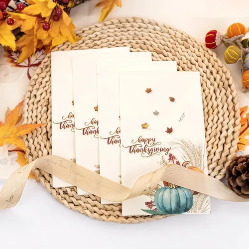 Miniatura 8 de Hioasis 100 servilletas de otoño, 3 capas desechables estilo calabaza de Acción de Gracias, suministros de fiesta de otoño de cosecha de otoño