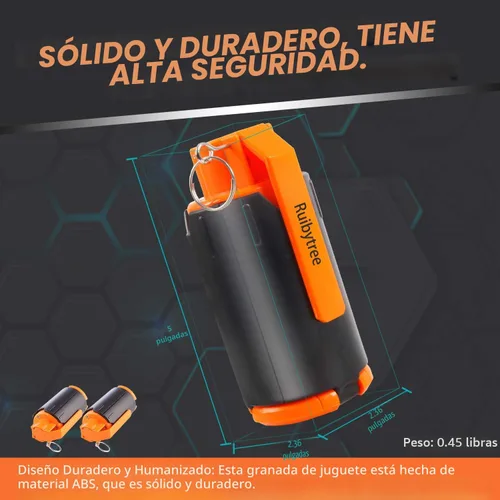 Miniatura 4 de Ruibytree CS Juguete táctico de plástico para Nerf Rival Battle Game, cs Foam Bullet Ball G renade (2 paquetes)