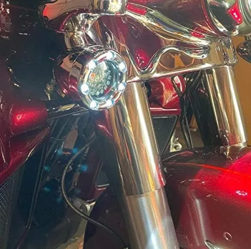 Miniatura 4 de Eagle Lights Kit de intermitentes LED de haz infinito de 2 pulgadas delanteras y traseras con cubiertas de anillo de luz LED de funcionamiento