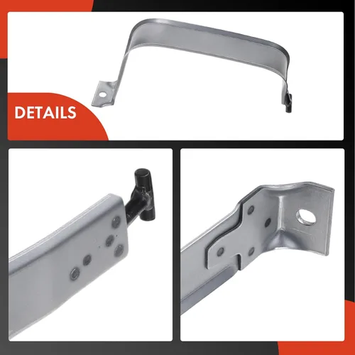 Miniatura 7 de A-Premium Correas de depósito de combustible compatibles con Ford Ranger 2004-2011 L4 2.3L V6 3.0L 4.0L Pick-up de cabina estándar, juego de 2 piezas