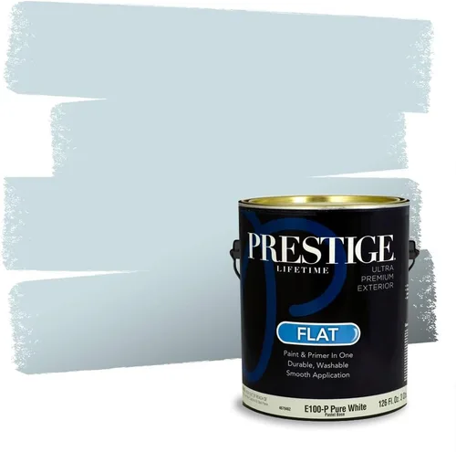 Miniatura 134 de Pintura Exterior + imprimación PRESTIGE, todo-en-uno, 1 galón, acabado mate, color comparable al Valspar* Royal Gray* VS151-Gris real