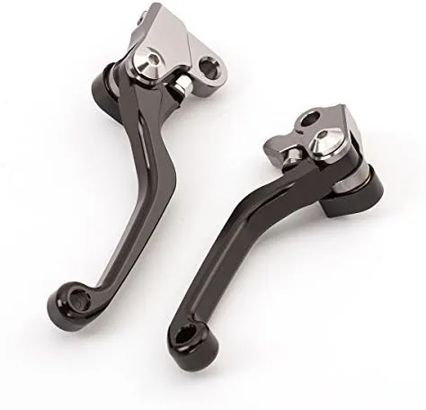 Miniatura 3 de FXCNC Palancas de embrague de freno pivotante de aluminio CNC compatibles con KX65 2000-2021, KX85 KX100 2001-2021, KX125 2000-2005, KX250