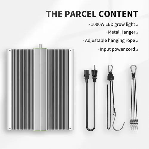Miniatura 6 de BESTVA BP1000 Lámpara LED regulable, lámpara de plantas de espectro completo para inicio de semillas en interiores, plántulas, vegetales y plantas