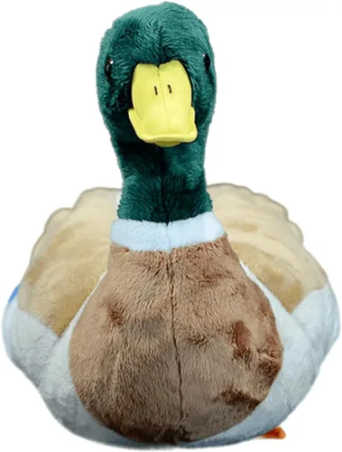 Miniatura 8 de FRANKIEZHOU Peluche realista de pato real de 12 pulgadas de largo, peluche de pato realista, juguetes de peluche de pato suave, regalos para niños