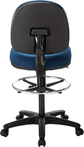 Miniatura 5 de Lorell 80010 Taburete ajustable para tareas múltiples, 24 pulgadas x 24 pulgadas x 40-1/2 pulgadas x 50-1/2 pulgadas, azul