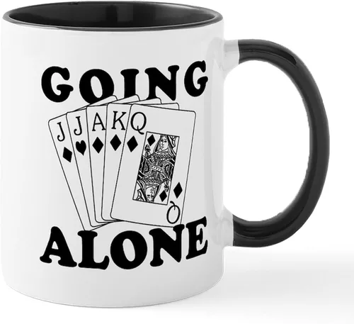 Miniatura 11 de CafePress Euchre Champ Mugs Taza de café de cerámica de 11 oz (11.0 fl oz)