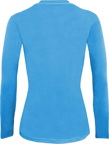 Miniatura 28 de Natural Uniforms Camiseta Under Scrub para mujer, cuello redondo, manga larga, paquete de 3, paquete múltiple de 3