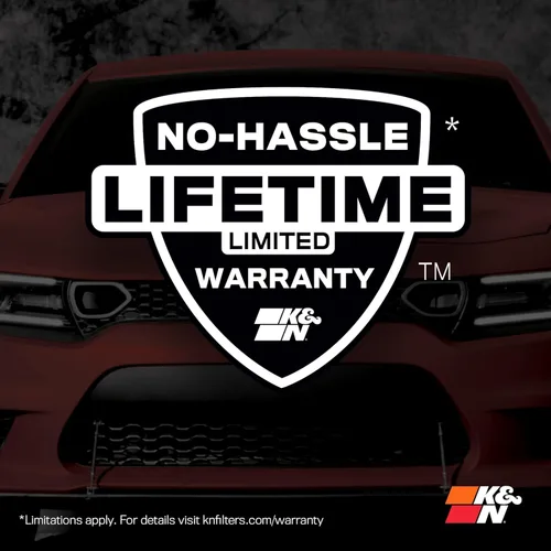 Miniatura 7 de K&N Filtro de aire de motor de por vida original de alto flujo: Aumento de potencia: Premium, Lavable: Compatible con 2015-2024 Abarth/Fiat/Mazda